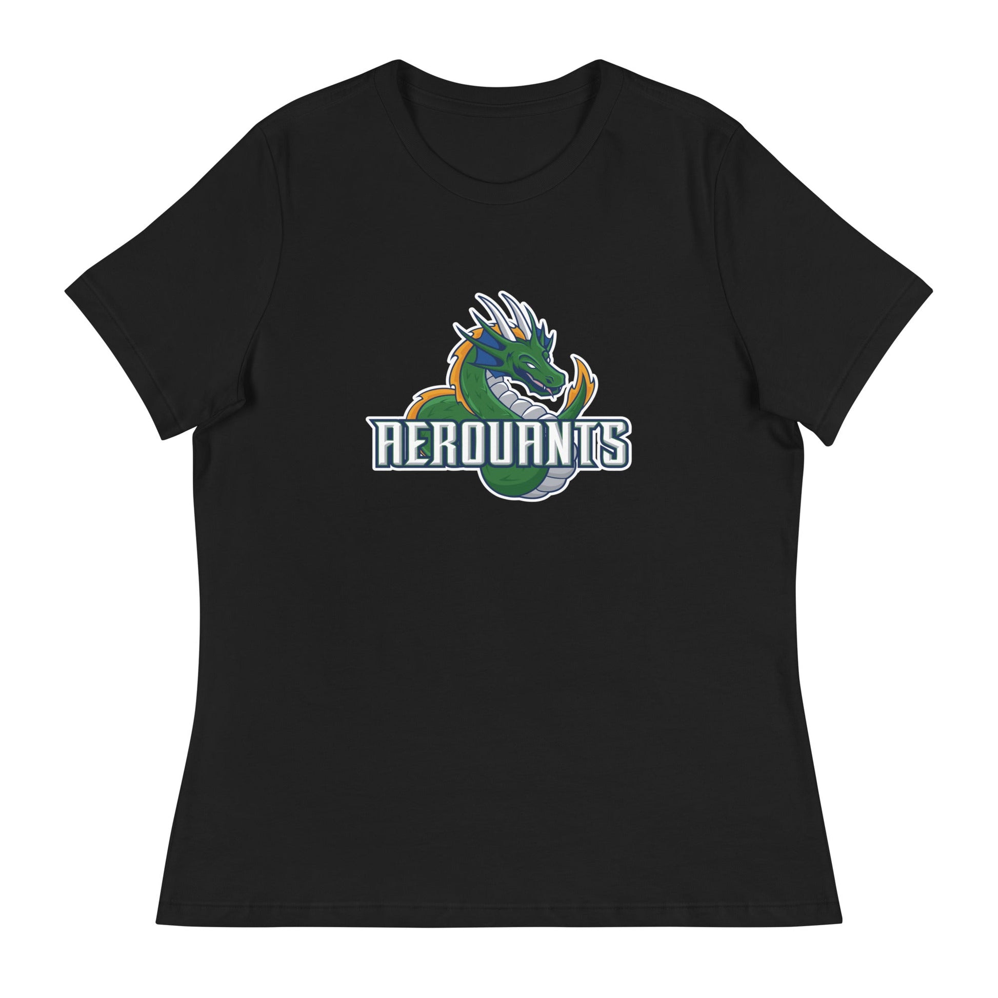 Performance | Women's Relaxed T Shirt | Emerald High School Baseball | Dragon Logo