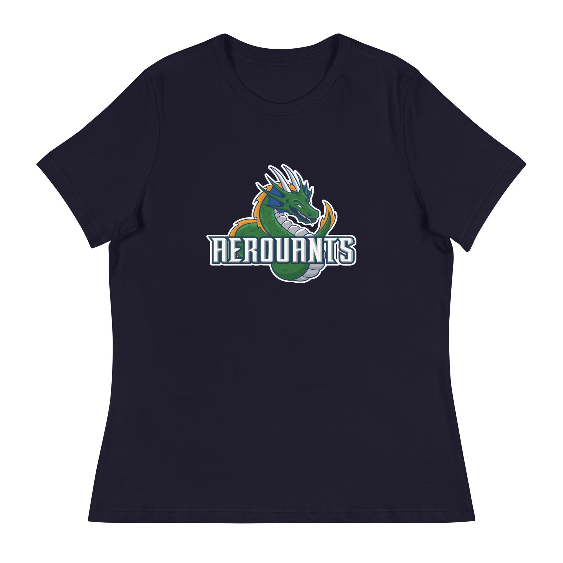 Performance | Women's Relaxed T Shirt | Emerald High School Baseball | Dragon Logo