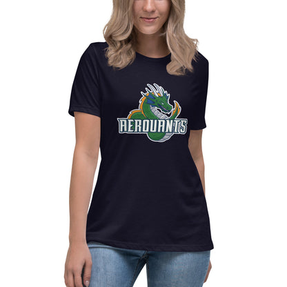 Performance | Women's Relaxed T Shirt | Emerald High School Baseball | Dragon Logo