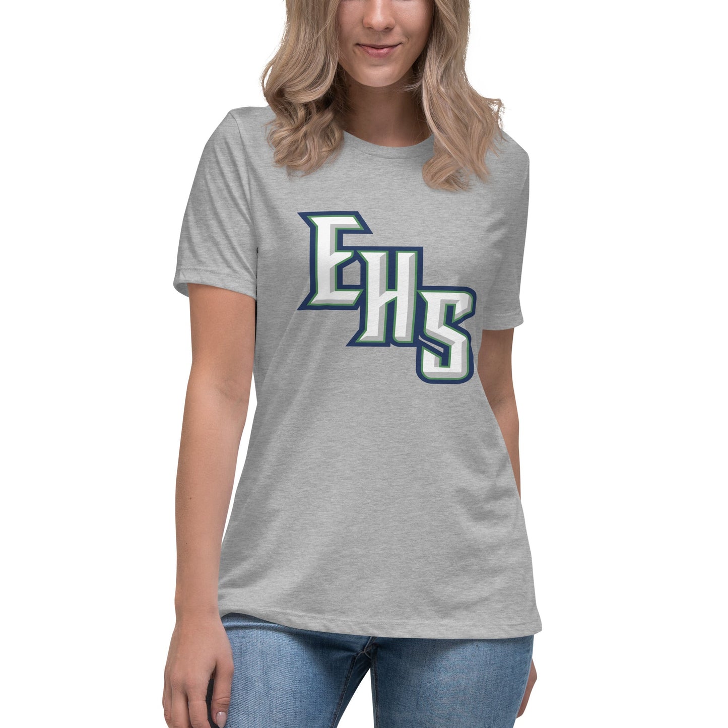 Performance | Women's Relaxed T Shirt | Emerald High School Baseball | EHS Logo