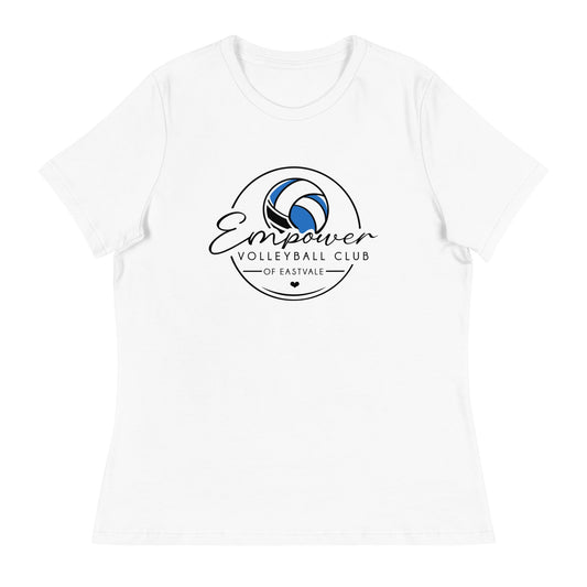 Performance | Women's Relaxed T Shirt | Empower Volleyball Club | Icon Logo
