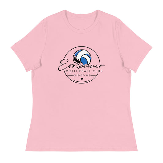 Performance | Women's Relaxed T Shirt | Empower Volleyball Club | Icon Logo