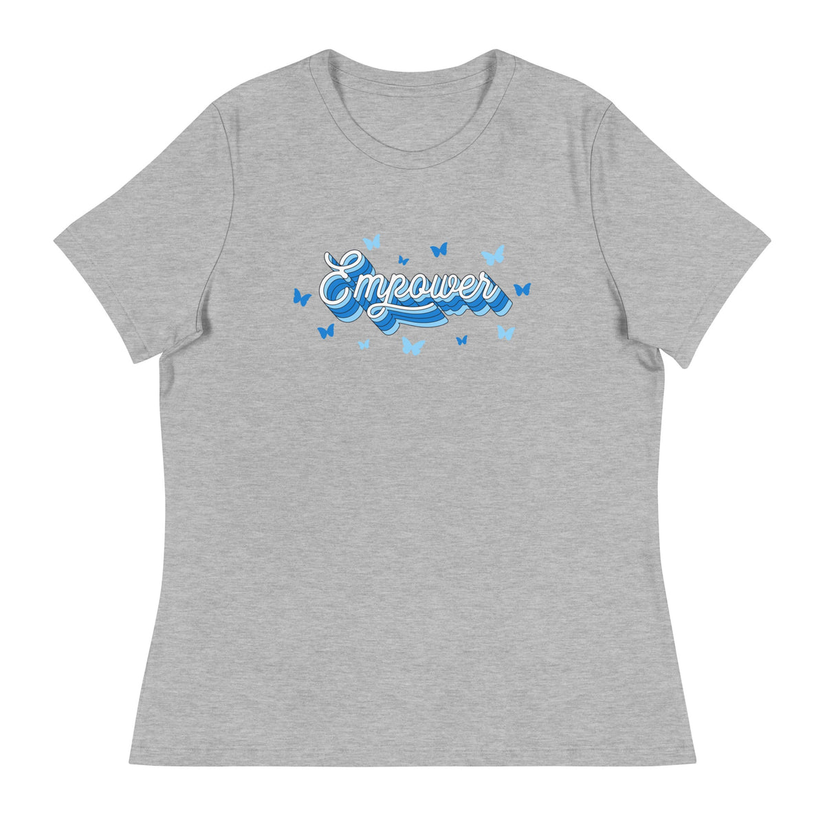 Performance | Women's Relaxed T Shirt | Empower Volleyball Club | Vanguard Logo