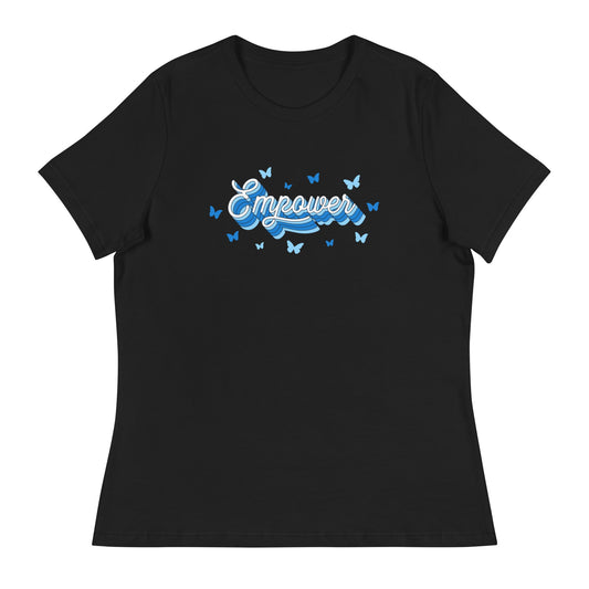 Performance | Women's Relaxed T Shirt | Empower Volleyball Club | Vanguard Logo