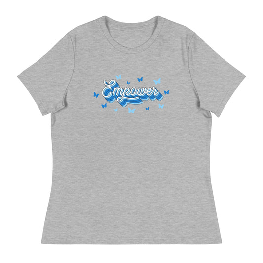 Performance | Women's Relaxed T Shirt | Empower Volleyball Club | Vanguard Logo