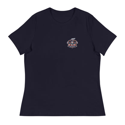 Performance | Women's Relaxed T Shirt | Erie Express Football | Badge Logo