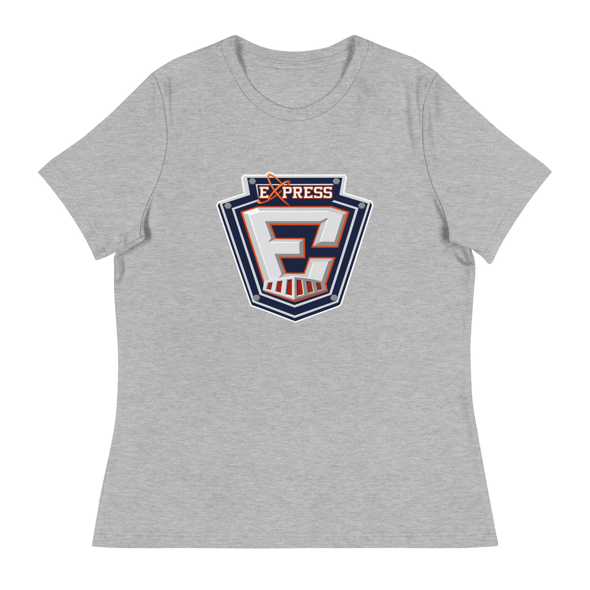Performance | Women's Relaxed T Shirt | Erie Express Football | E Badge Logo