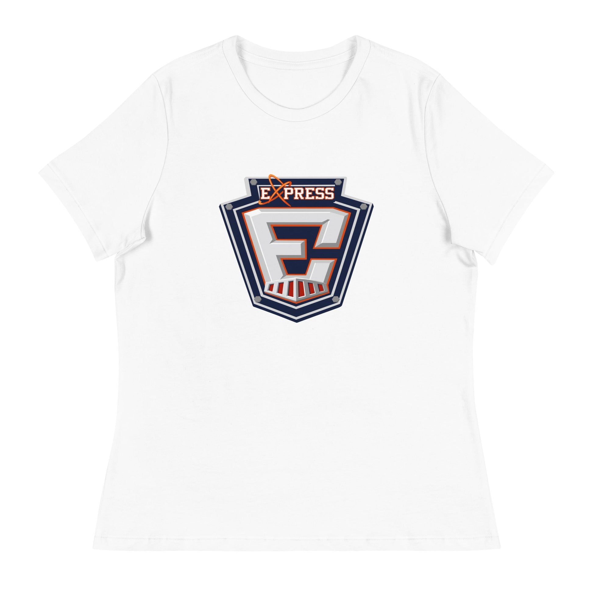 Performance | Women's Relaxed T Shirt | Erie Express Football | E Badge Logo