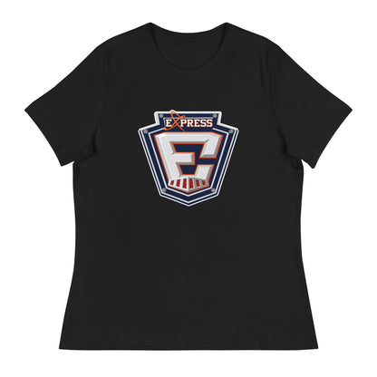 Performance | Women's Relaxed T Shirt | Erie Express Football | E Badge Logo