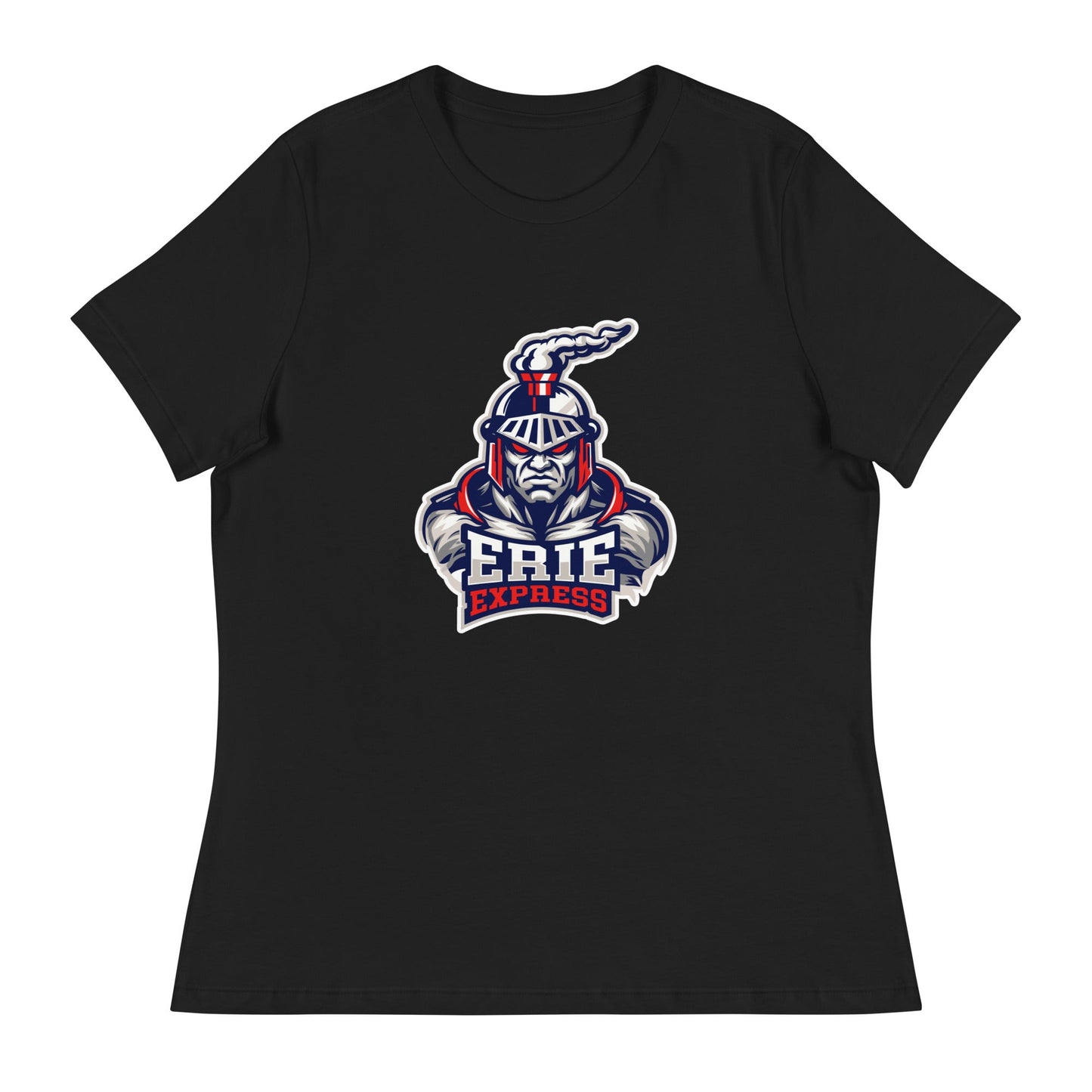 Performance | Women's Relaxed T Shirt | Erie Express Football | Mascot Logo