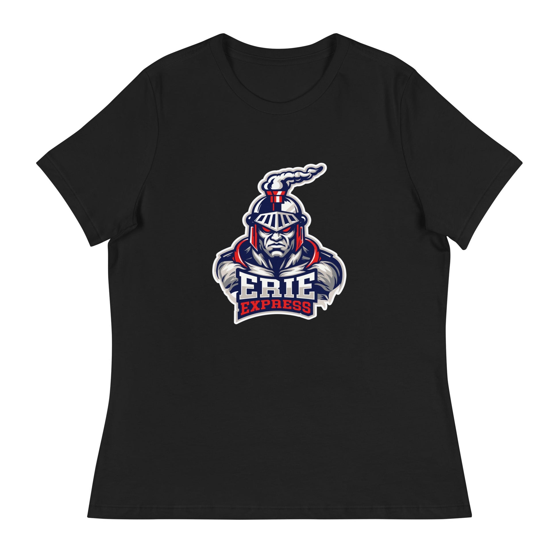 Performance | Women's Relaxed T Shirt | Erie Express Football | Mascot Logo