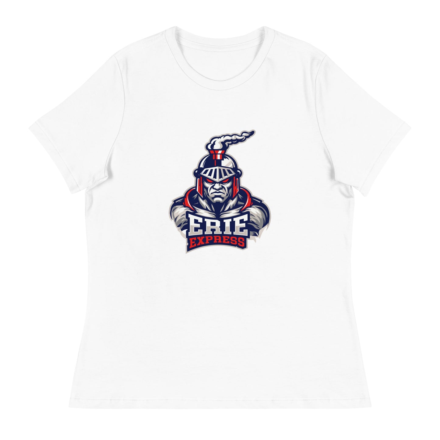 Performance | Women's Relaxed T Shirt | Erie Express Football | Mascot Logo
