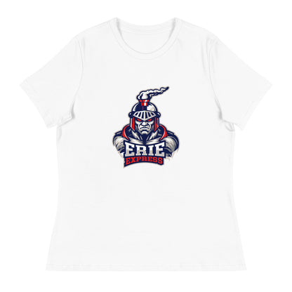 Performance | Women's Relaxed T Shirt | Erie Express Football | Mascot Logo