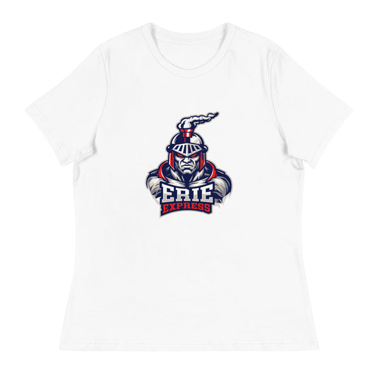 Performance | Women's Relaxed T Shirt | Erie Express Football | Mascot Logo
