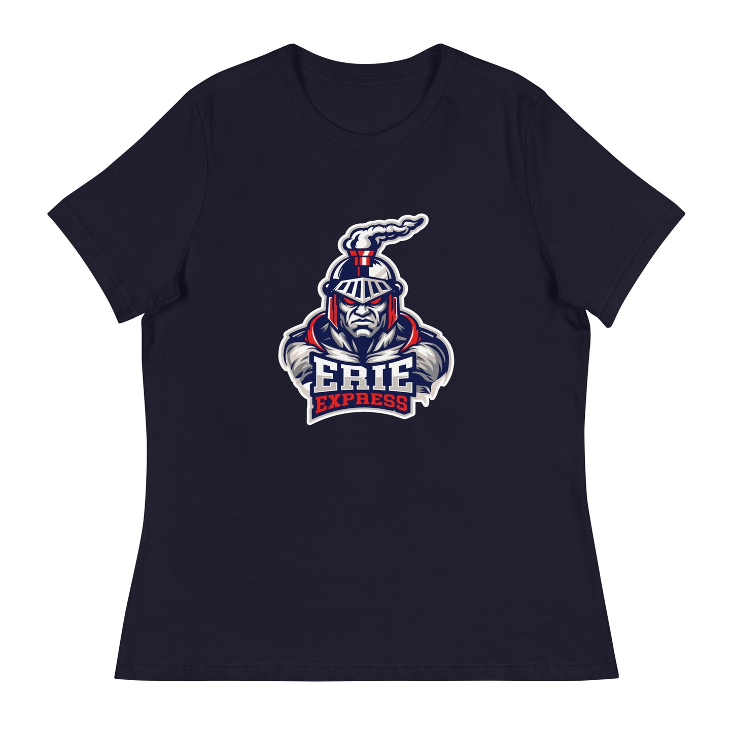 Performance | Women's Relaxed T Shirt | Erie Express Football | Mascot Logo
