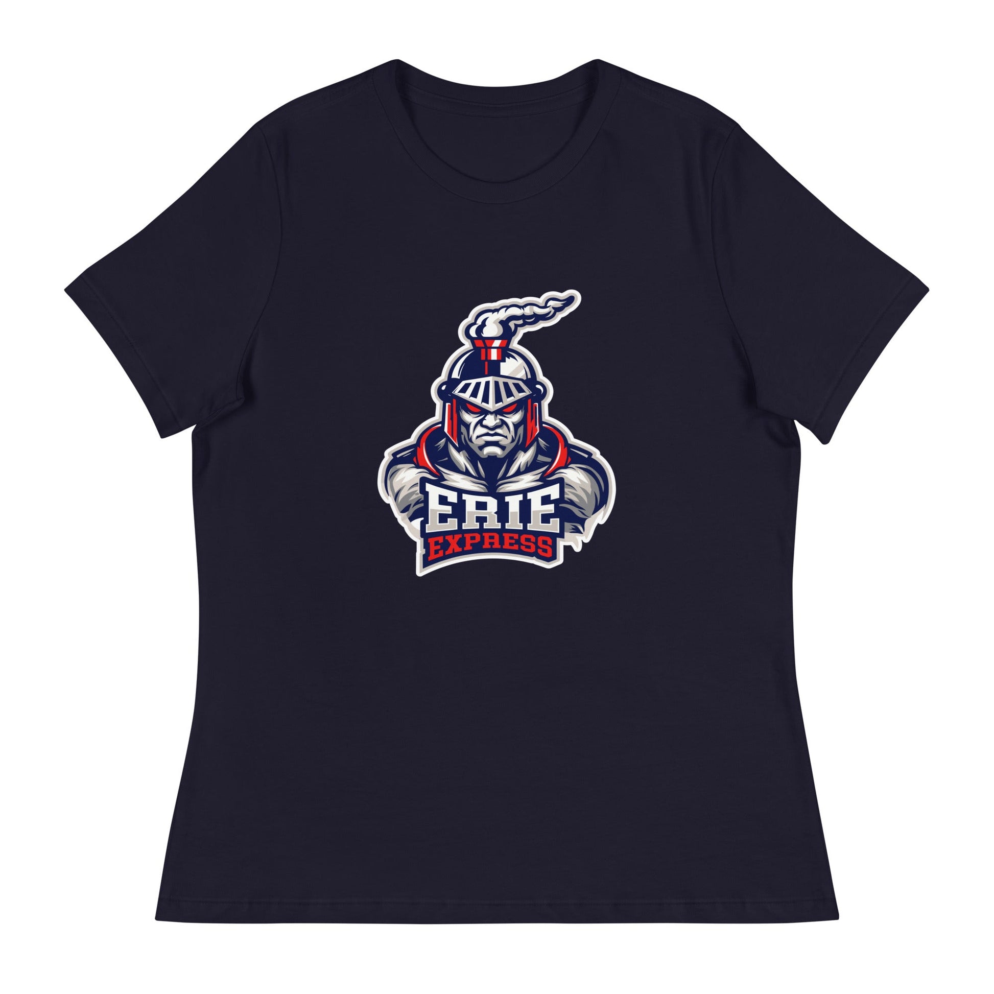 Performance | Women's Relaxed T Shirt | Erie Express Football | Mascot Logo