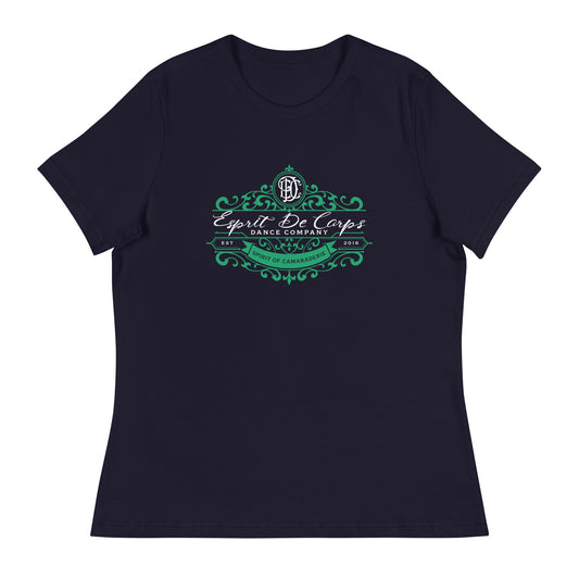 Performance | Women's Relaxed T Shirt | Esprit de Corps Dance Co., LLC | Crest Logo