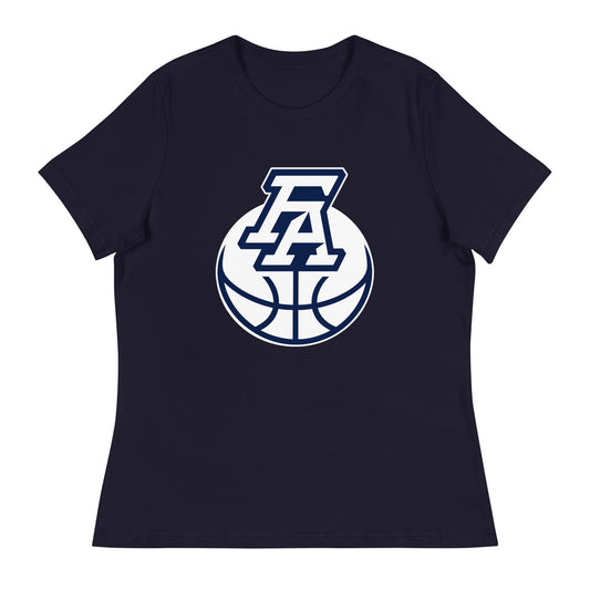 Performance | Women's Relaxed T Shirt | FA Basketball | Crest Logo