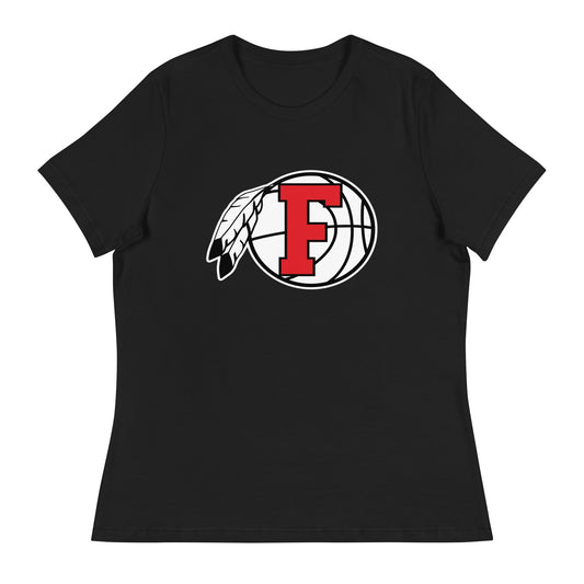 Performance | Women's Relaxed T Shirt | Fallbrook Basketball | Retro Logo
