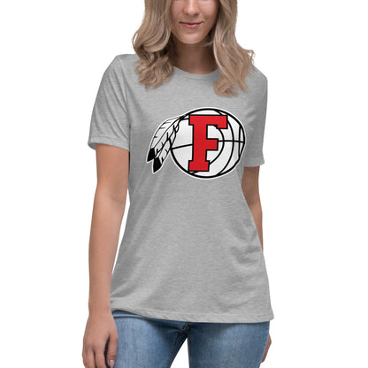 Performance | Women's Relaxed T Shirt | Fallbrook Basketball | Retro Logo