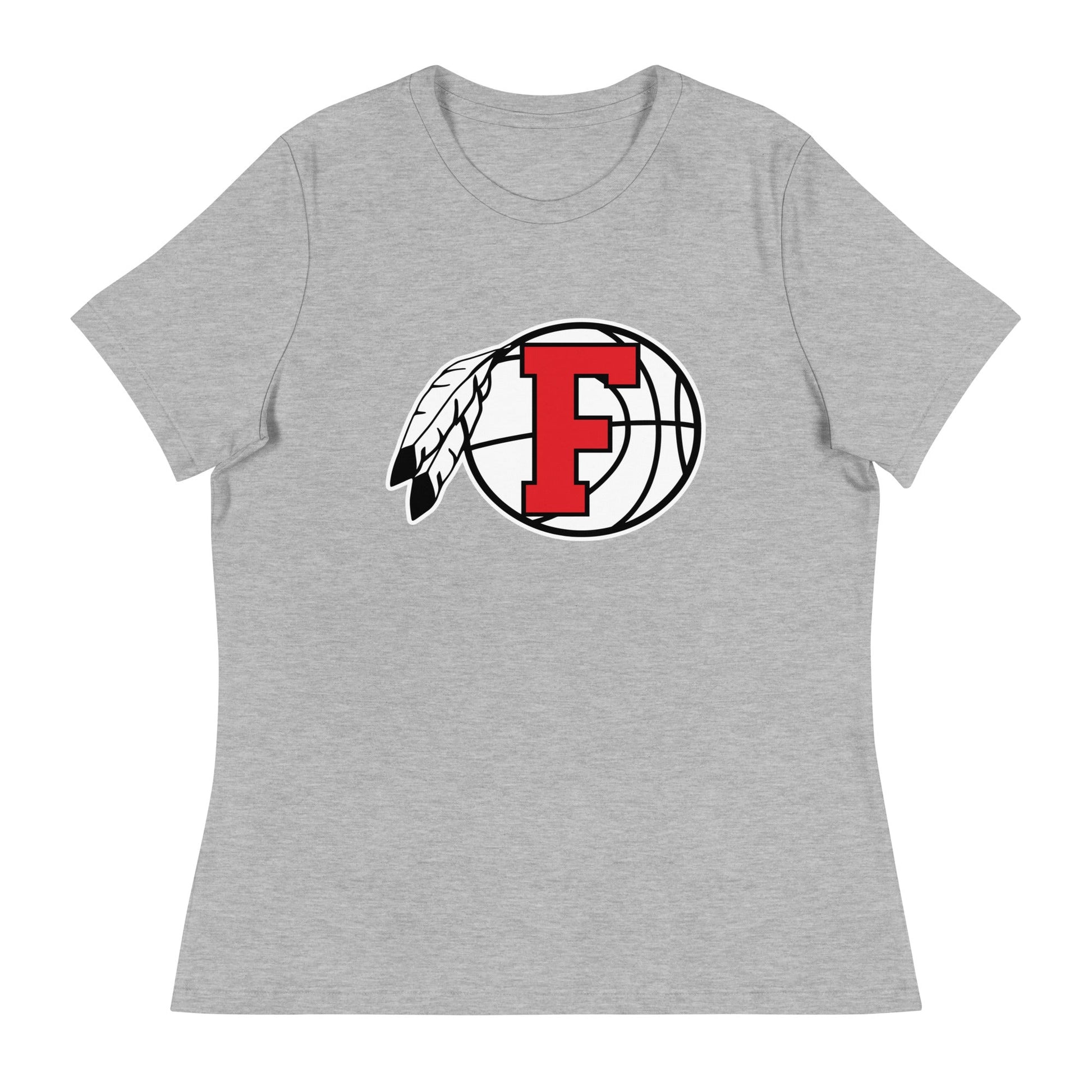 Performance | Women's Relaxed T Shirt | Fallbrook Basketball | Retro Logo