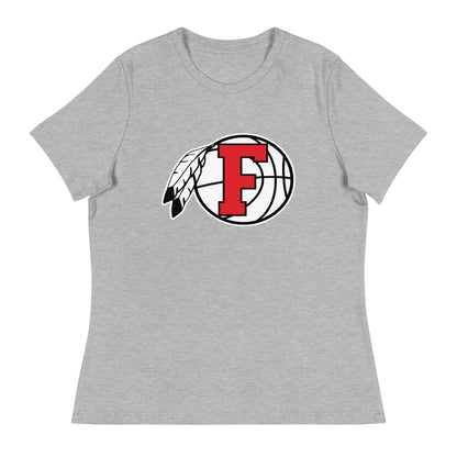 Performance | Women's Relaxed T Shirt | Fallbrook Basketball | Retro Logo