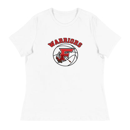 Performance | Women's Relaxed T Shirt | Fallbrook Basketball | Warriors Logo