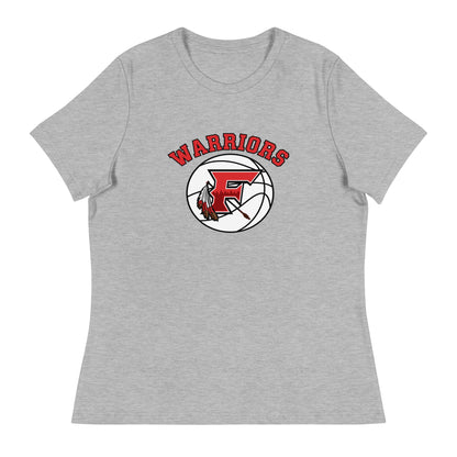 Performance | Women's Relaxed T Shirt | Fallbrook Basketball | Warriors Logo