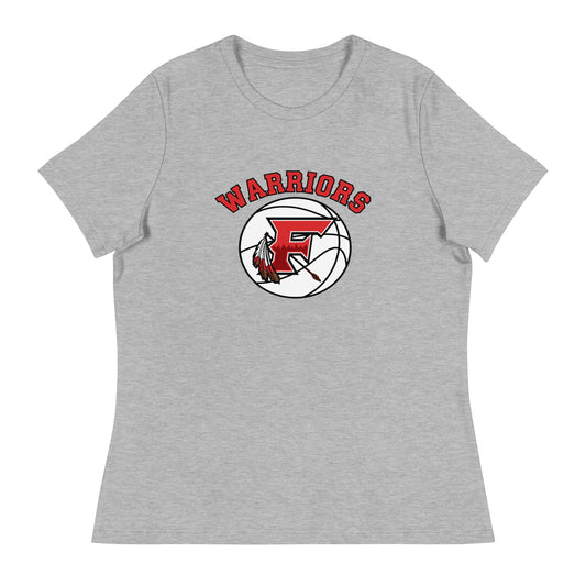 Performance | Women's Relaxed T Shirt | Fallbrook Basketball | Warriors Logo