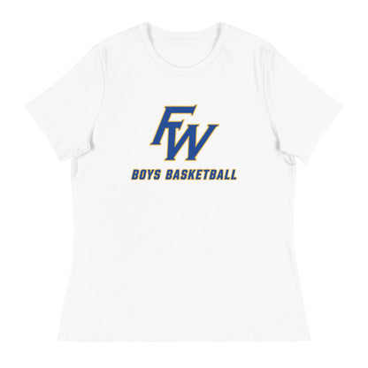 Performance | Women's Relaxed T Shirt | Fayette Ware Boys Basketball | FW Crest Logo