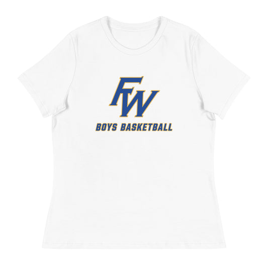Performance | Women's Relaxed T Shirt | Fayette Ware Boys Basketball | FW Crest Logo
