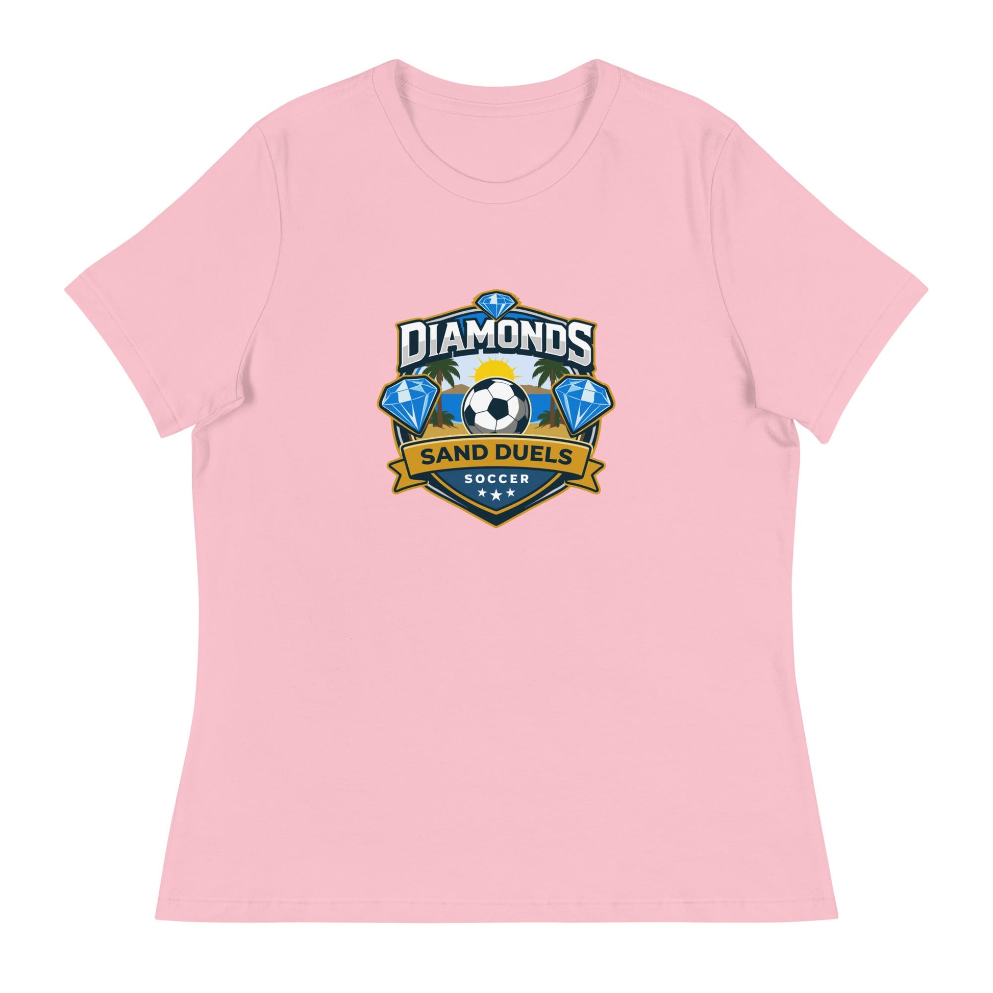 Performance | Women's Relaxed T Shirt | FC Charles: Diamonds | Crest Logo