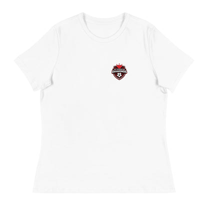 Performance | Women's Relaxed T Shirt | FC Charles: Diamonds | Shield Logo