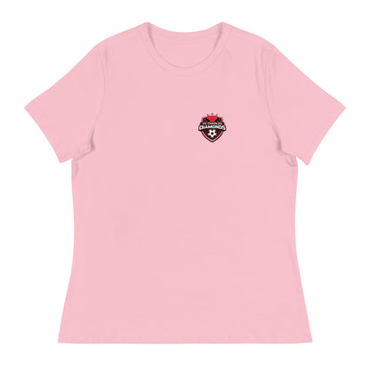 Performance | Women's Relaxed T Shirt | FC Charles: Diamonds | Shield Logo