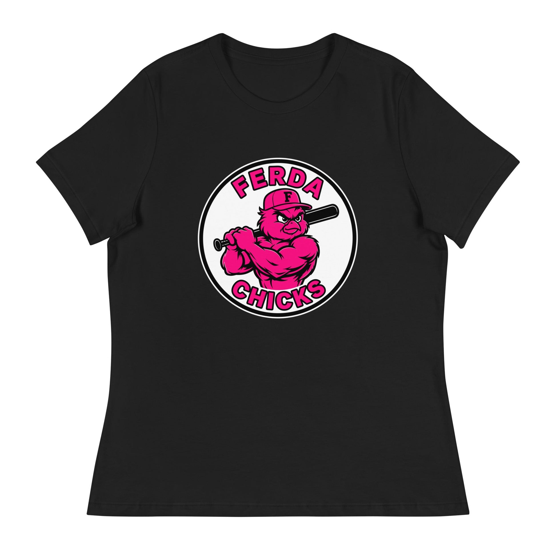 Performance | Women's Relaxed T Shirt | FerDa Chicks | Badge Logo