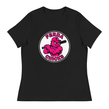 Performance | Women's Relaxed T Shirt | FerDa Chicks | Badge Logo