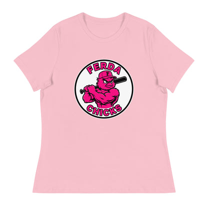 Performance | Women's Relaxed T Shirt | FerDa Chicks | Badge Logo