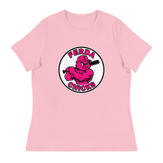 Performance | Women's Relaxed T Shirt | FerDa Chicks | Badge Logo