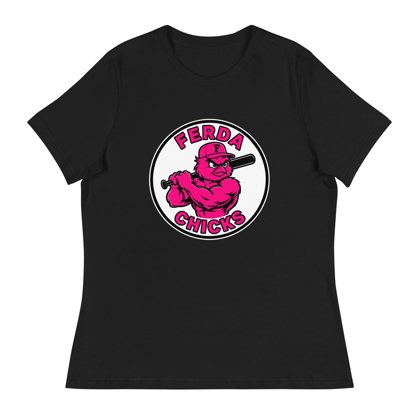 Performance | Women's Relaxed T Shirt | FerDa Chicks | Badge Logo