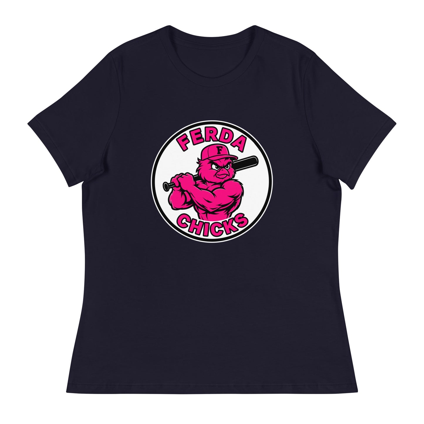 Performance | Women's Relaxed T Shirt | FerDa Chicks | Badge Logo