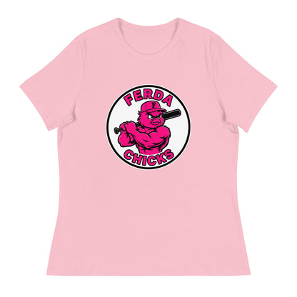 Performance | Women's Relaxed T Shirt | FerDa Chicks | Badge Logo