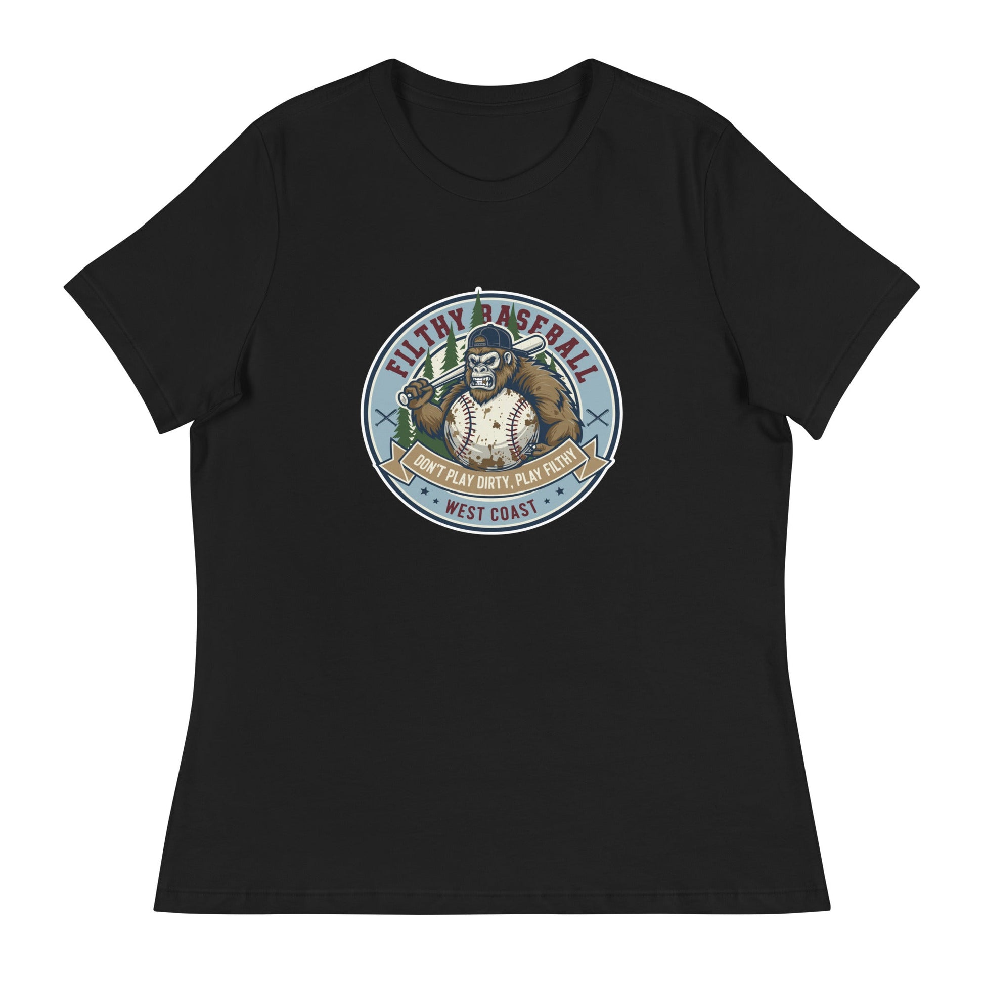Performance | Women's Relaxed T Shirt | Filthy Baseball Northwest