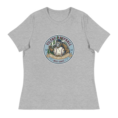 Performance | Women's Relaxed T Shirt | Filthy Baseball Northwest