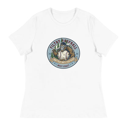 Performance | Women's Relaxed T Shirt | Filthy Baseball Northwest
