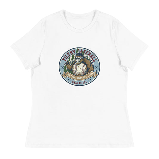 Performance | Women's Relaxed T Shirt | Filthy Baseball Northwest