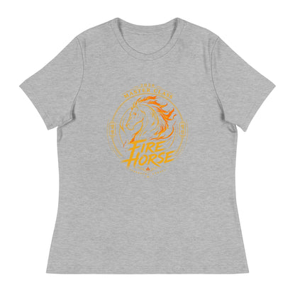 Performance | Women's Relaxed T Shirt | Fire Horse Masters | Crest Logo