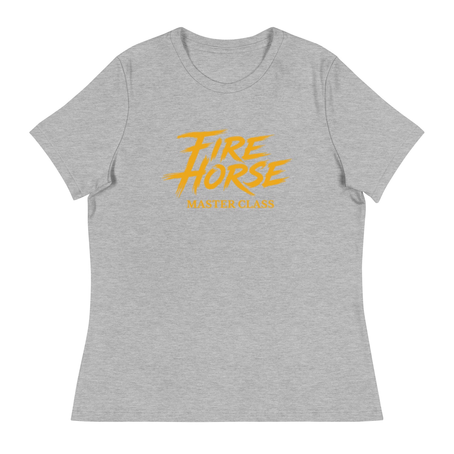 Performance | Women's Relaxed T Shirt | Fire Horse Masters | Modern Script Logo