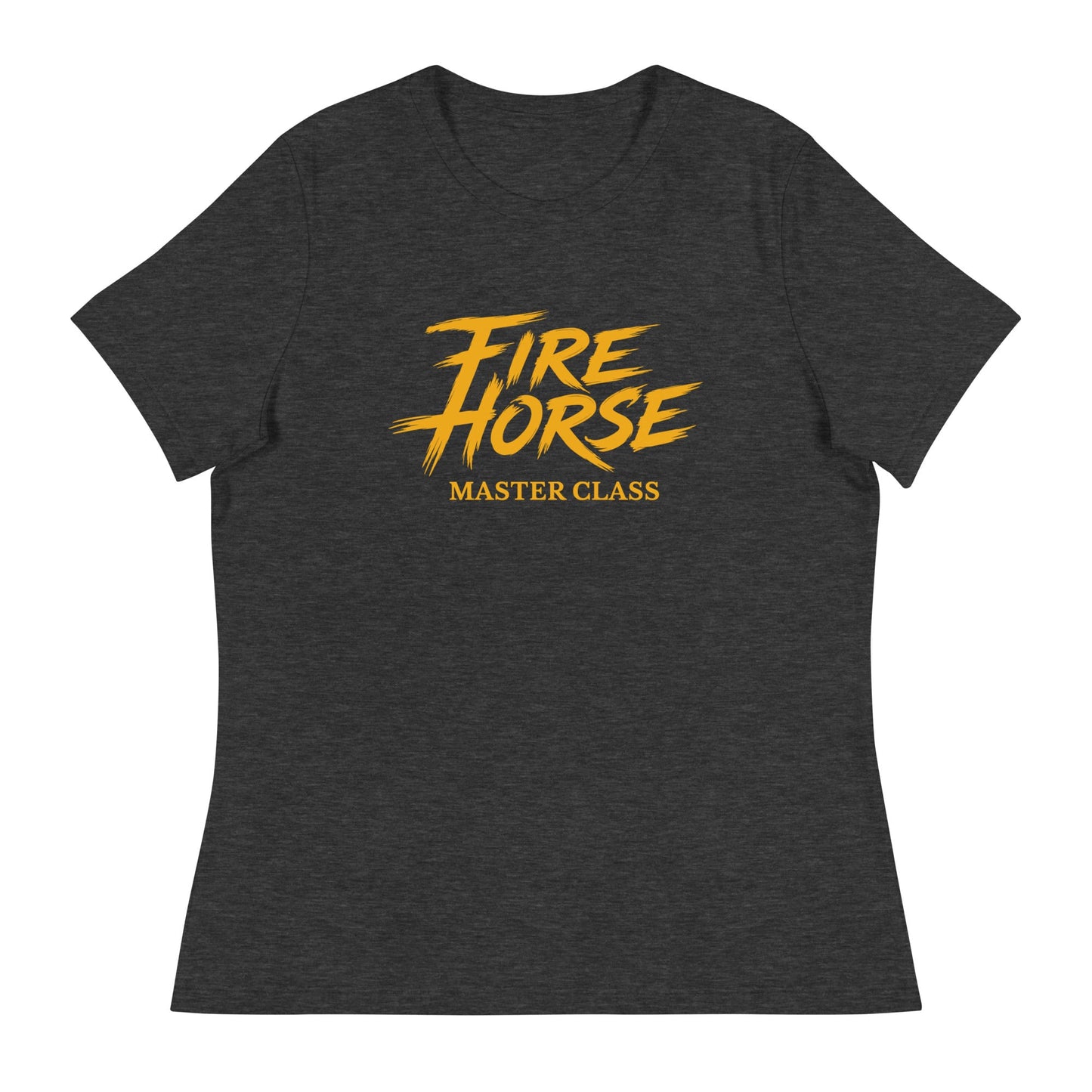 Performance | Women's Relaxed T Shirt | Fire Horse Masters | Modern Script Logo