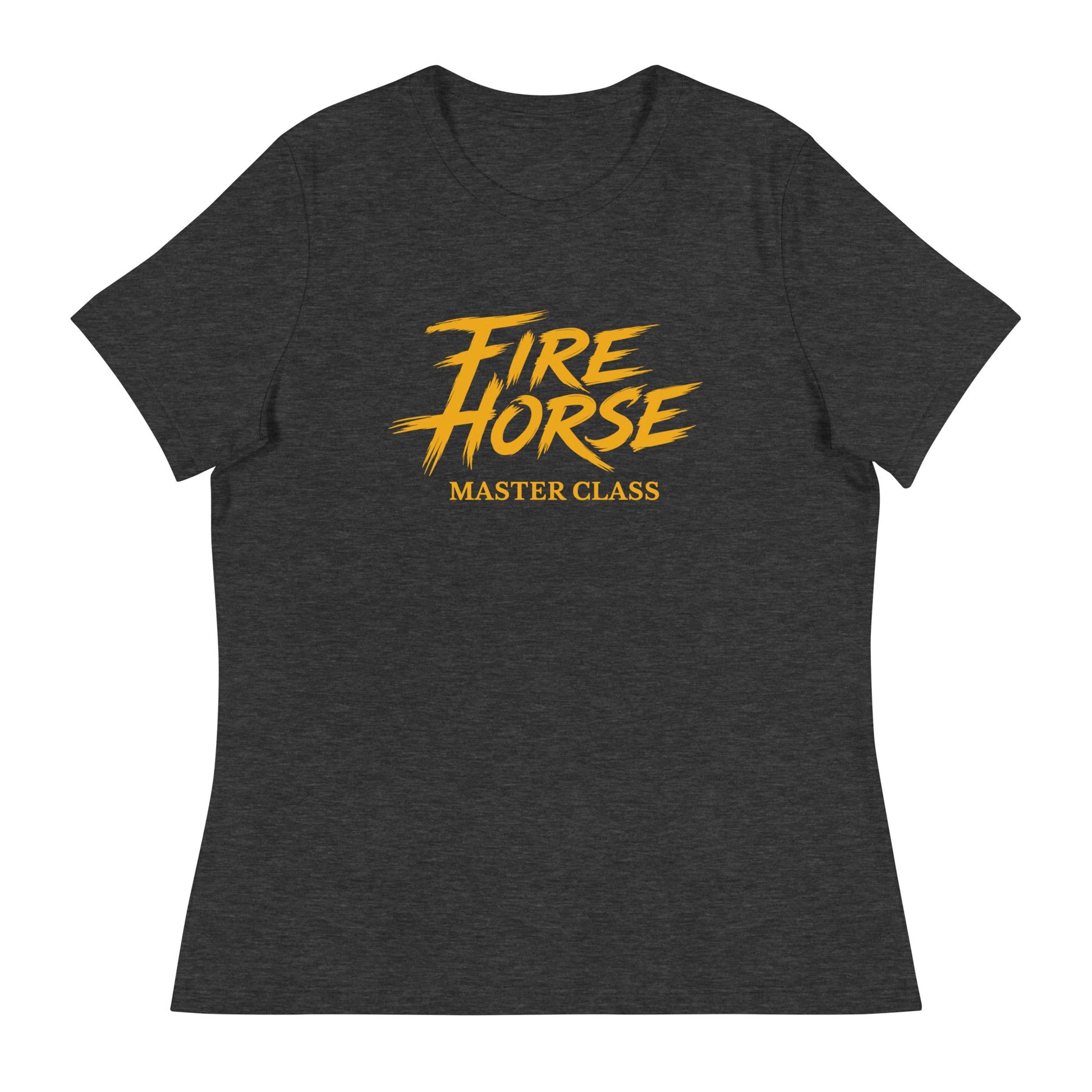 Performance | Women's Relaxed T Shirt | Fire Horse Masters | Modern Script Logo