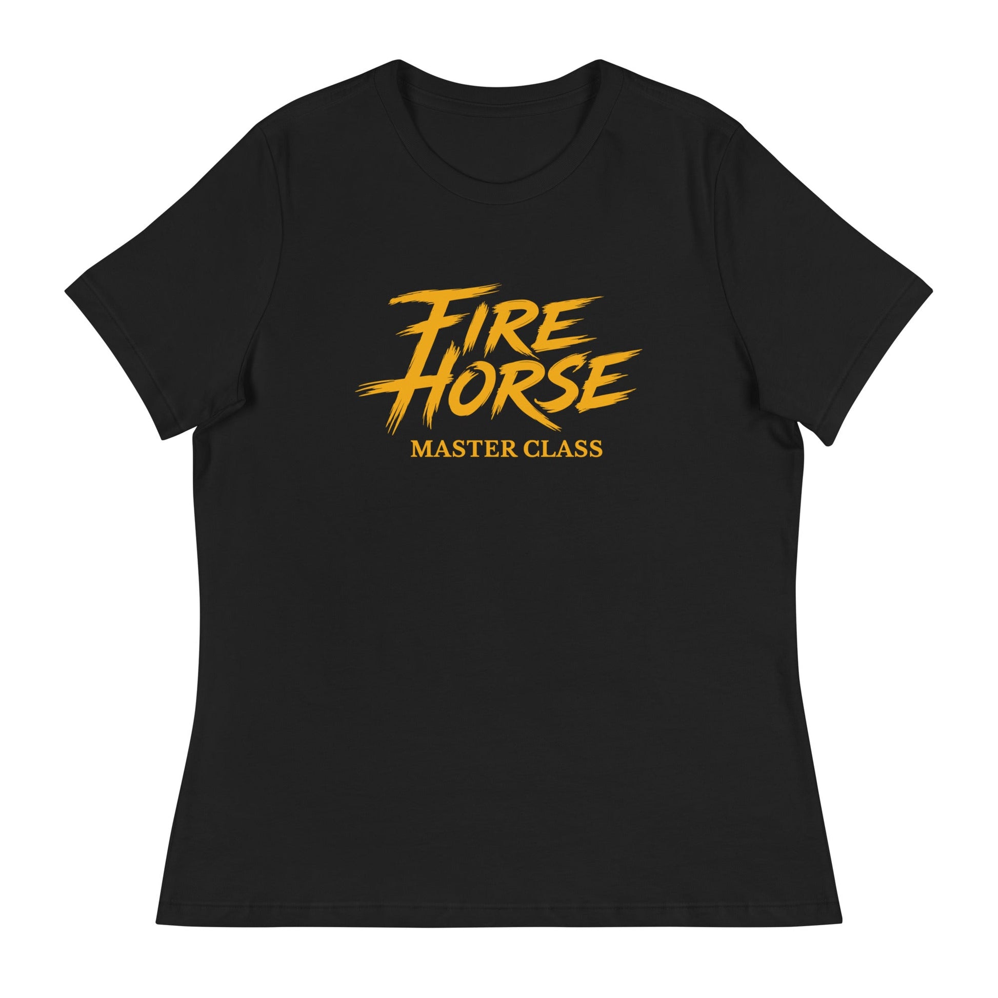 Performance | Women's Relaxed T Shirt | Fire Horse Masters | Modern Script Logo